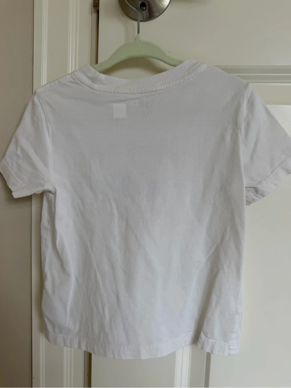 Ralph Lauren White Tee with Blue Scooter & Red Logo